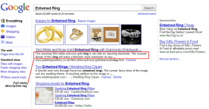 Entwined Diamond Ring Serp